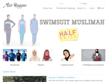 Tablet Screenshot of missrayyan.com